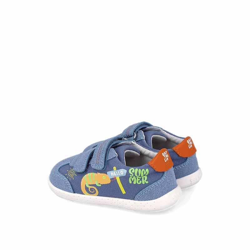 Garvalin Barefoot First Shoes - Denim Canvas