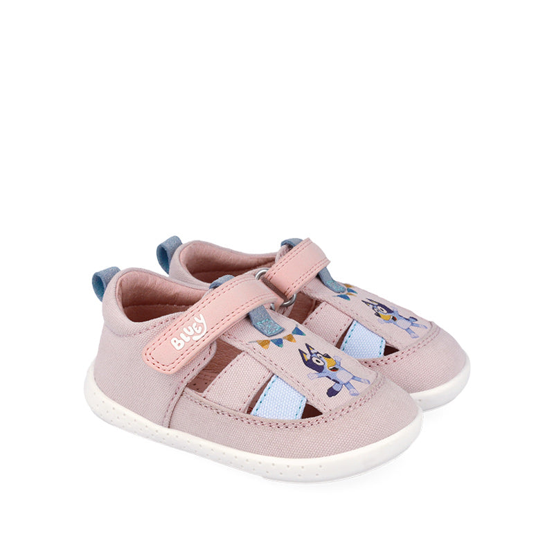 Garvalin x Bluey Barefoot First Sandals - Pink