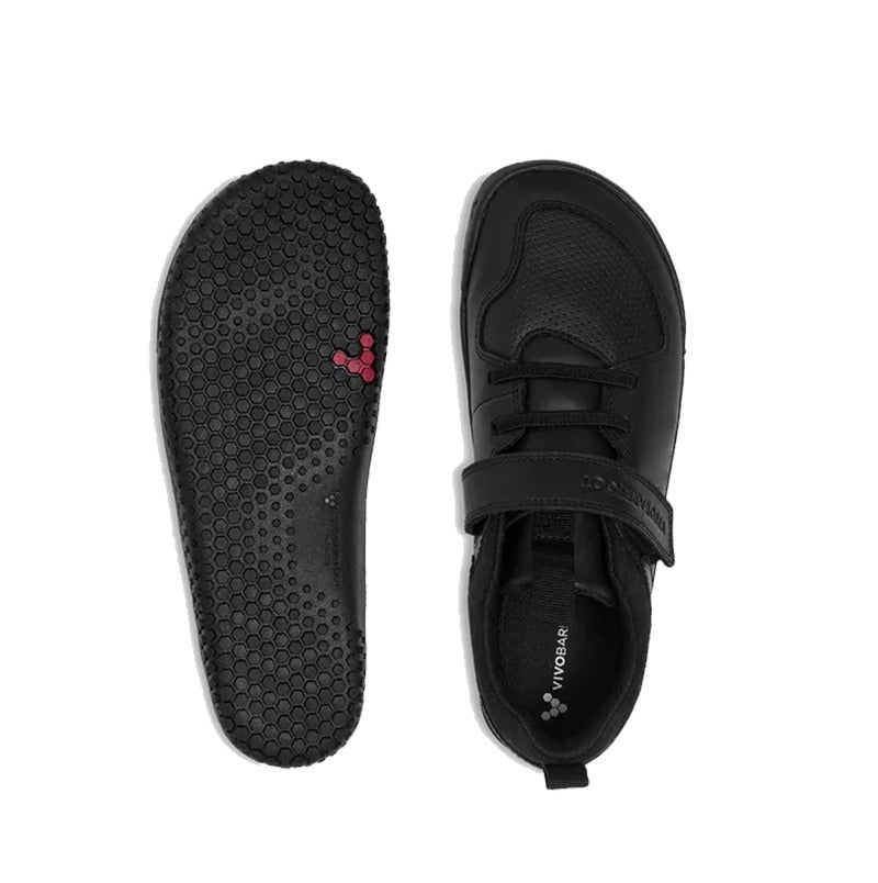 Vivobarefoot Kids School Shoes Ludo - Black