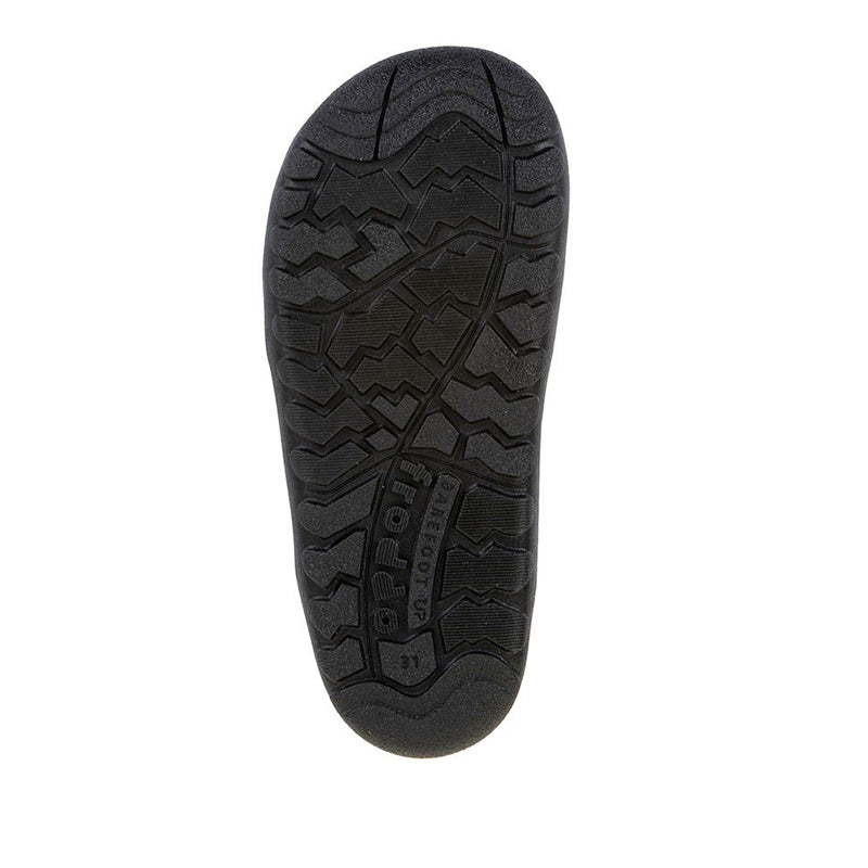 Froddo Barefoot Waterproof Up Trail Boot - Beige, sole view.