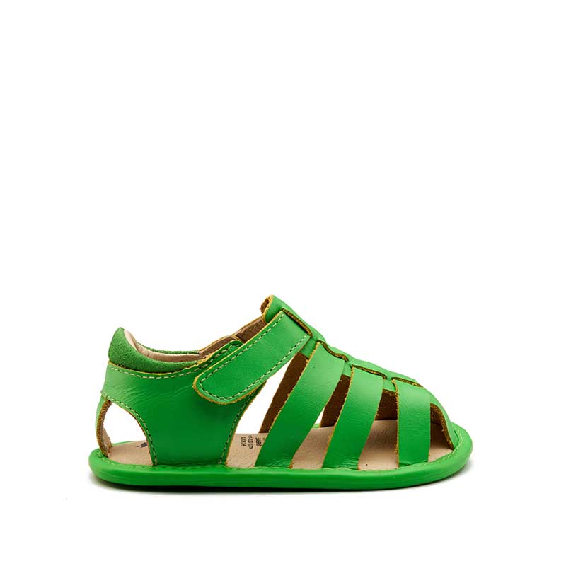 Old Soles Splash Away Sandal - Apple Green, outer side view.