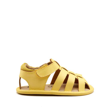 Old Soles Splash Away Sandal - Lemon, outer side view.
