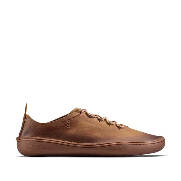 Vivobarefoot Sensus Moc Lace Dark Tan | Men's Classic Shoes