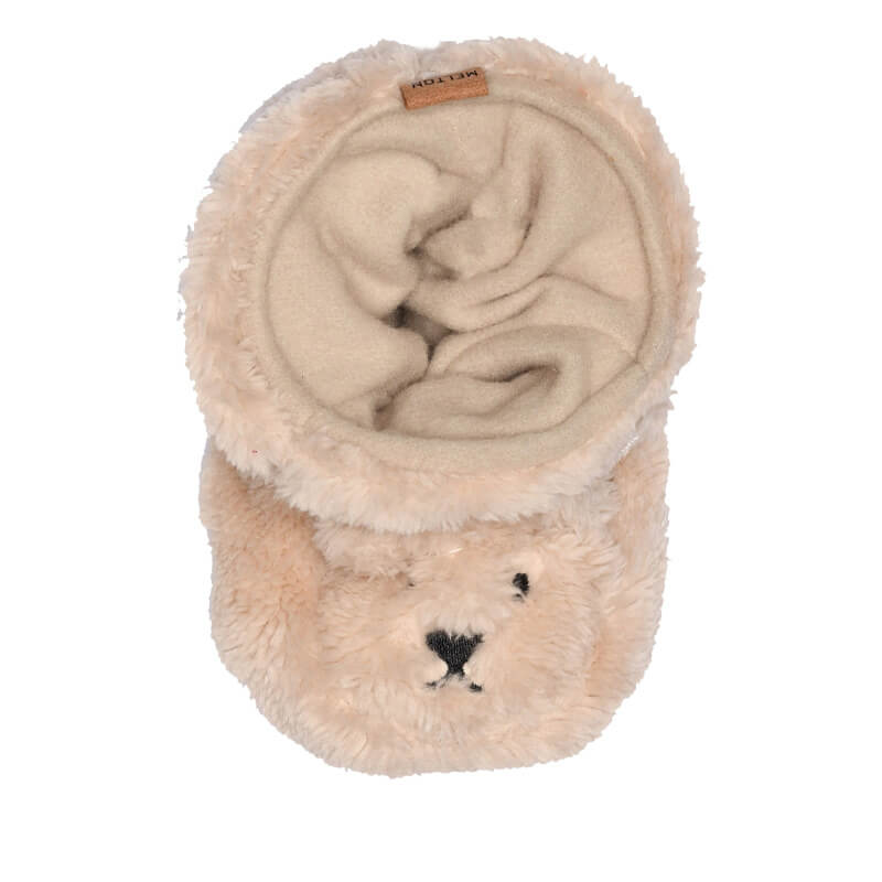MP Denmark Fluffy Bear Slipper - Mojave Desert, top view.