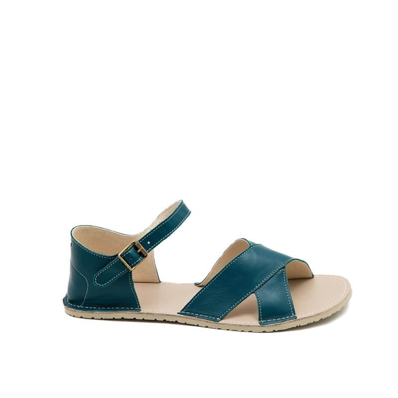 Zeazoo Women's Sandal Symphony - Dark Turquoise, outer side view.