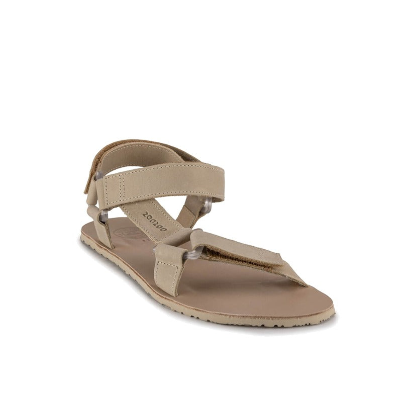 Zeazoo Kids Sandals Olymp - Beige, angled view showing outer side and front.