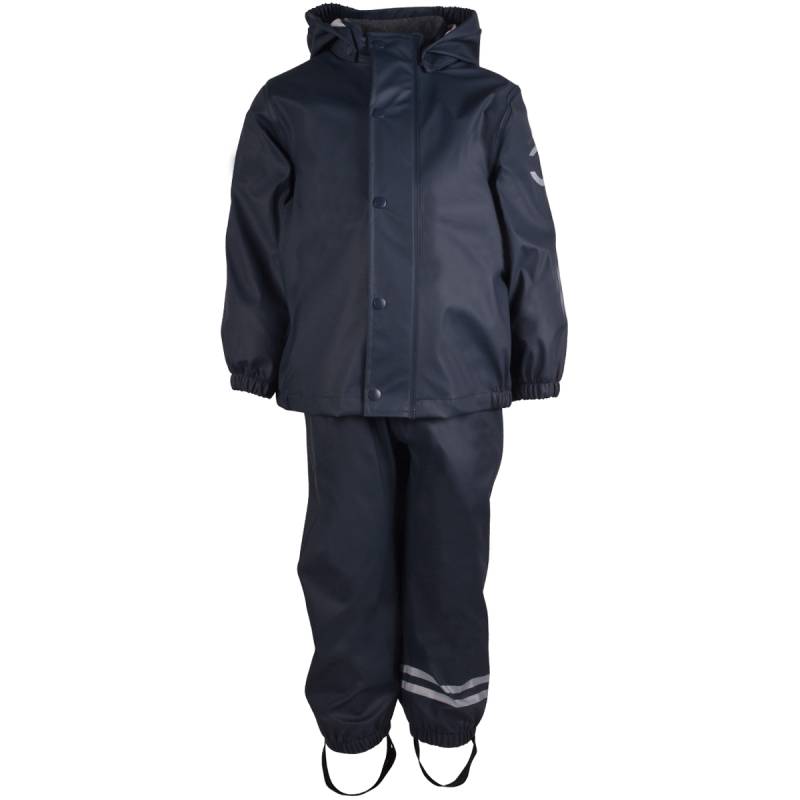 Mikk-Line Kids Rainset - Blue Nights, front view.