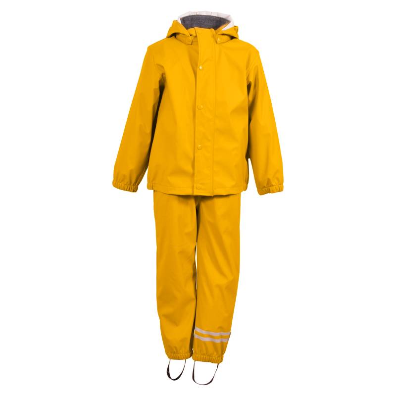 Mikk-Line Kids Rainset - Sunflower, front view.