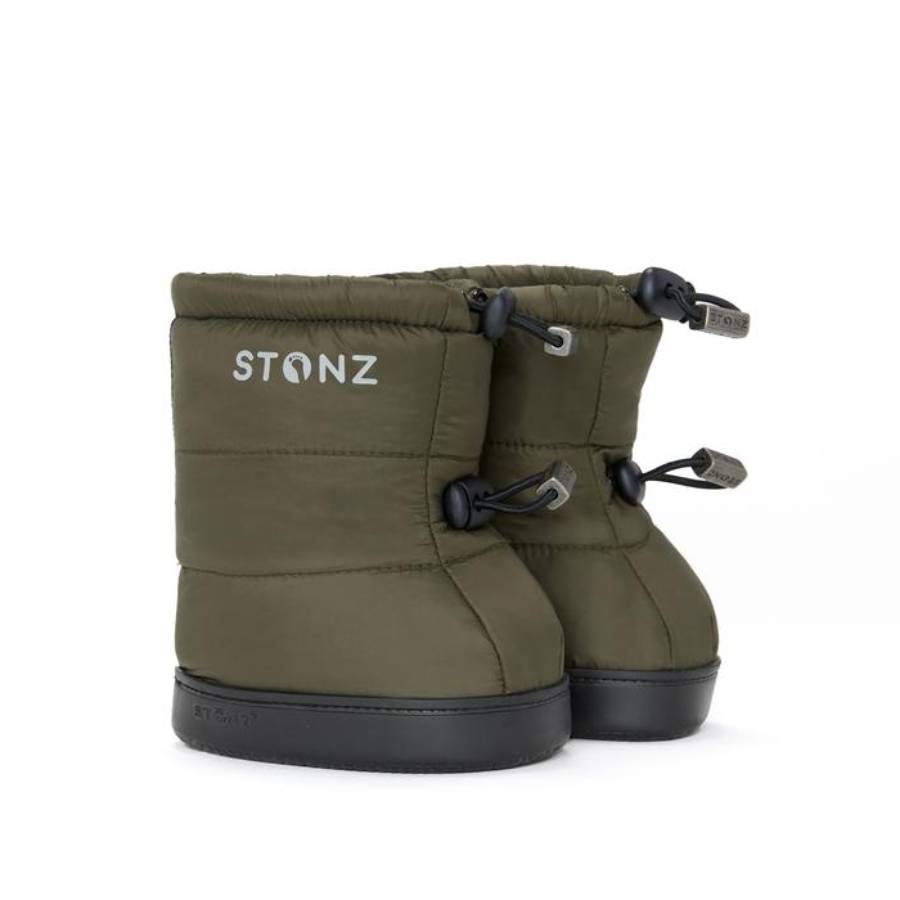 Stonz Puffer Booties - Pine