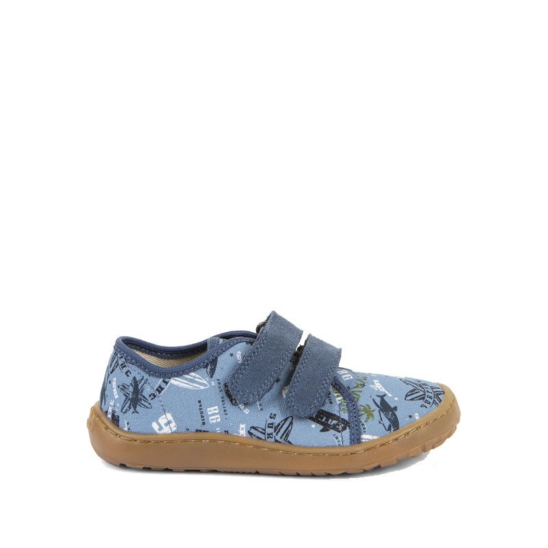 Froddo Barefoot Canvas Shoes - Blue Denim