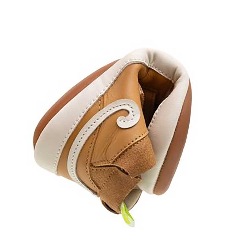 Tip Toey Joey Toddler Boot Monkey Hug - Hay, folded.