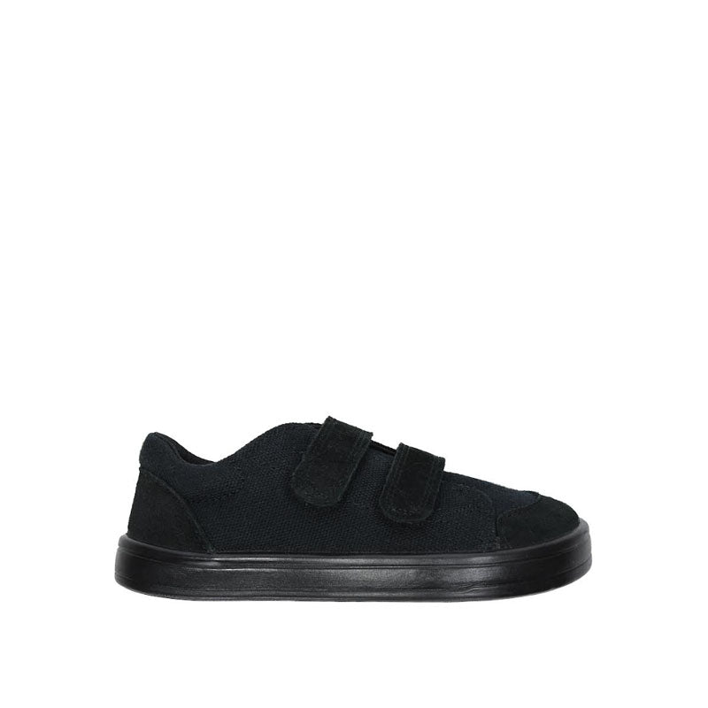 Bar3Foot Kids School Shoe Cross Denver - Black, outer side view