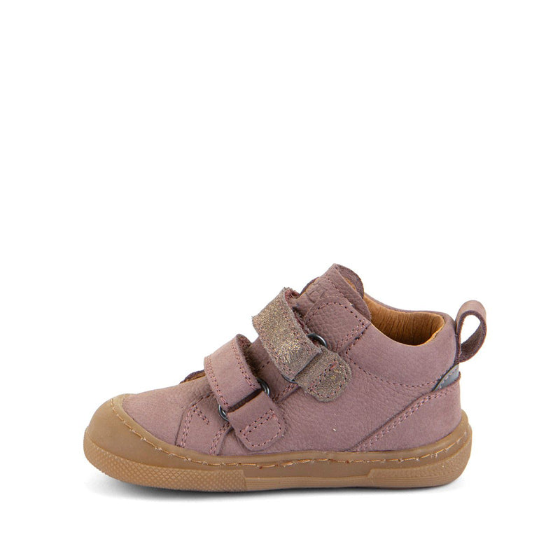 Froddo Kids Barefoot Maly F Boot - Dark Pink, inner side view.
