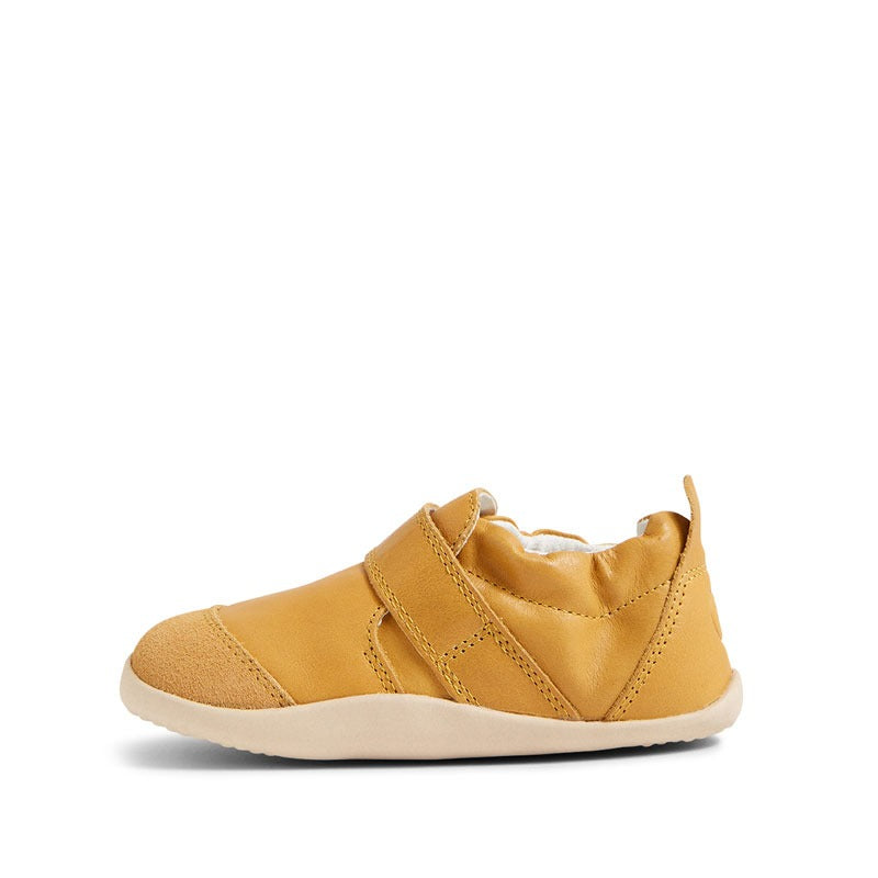Bobux SU Xplorer Marvel Shoe - Oak Buff, inner side view