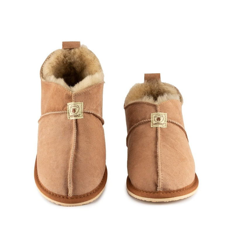 Zeazoo Adults Slippers Shaun - Chestnut Sheepskin