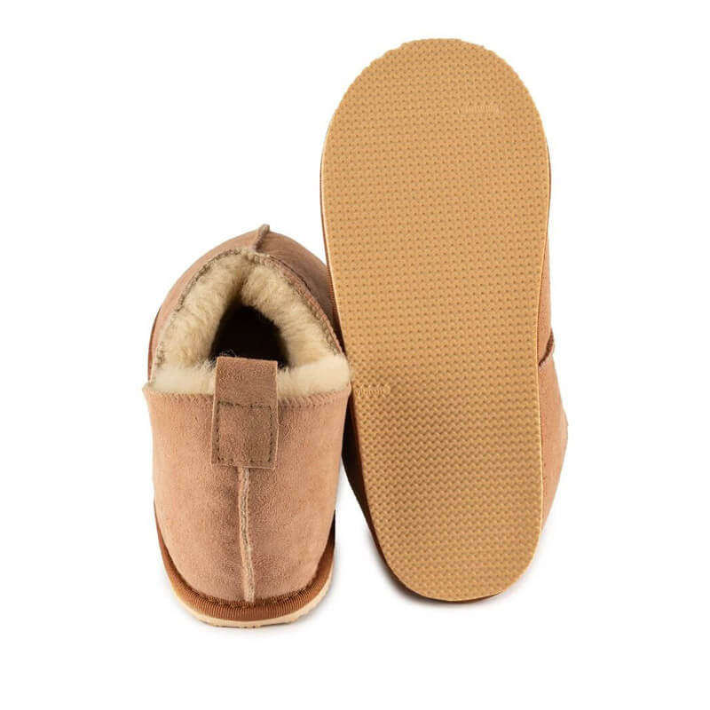 Zeazoo Adults Slippers Shaun - Chestnut Sheepskin