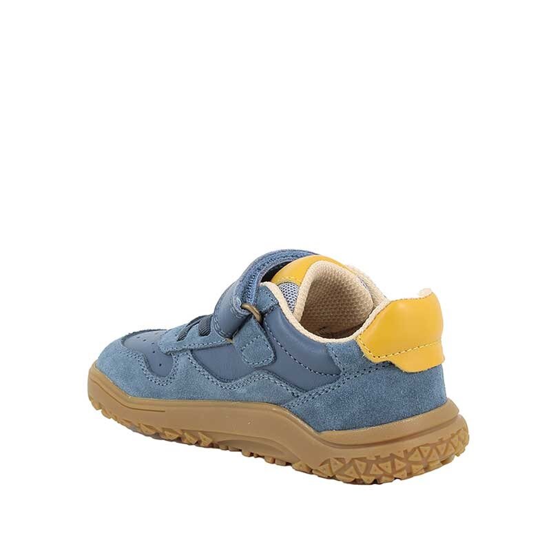 Primigi Kids Barefoot Trainer - Blue, angled view showing inner side and rear.