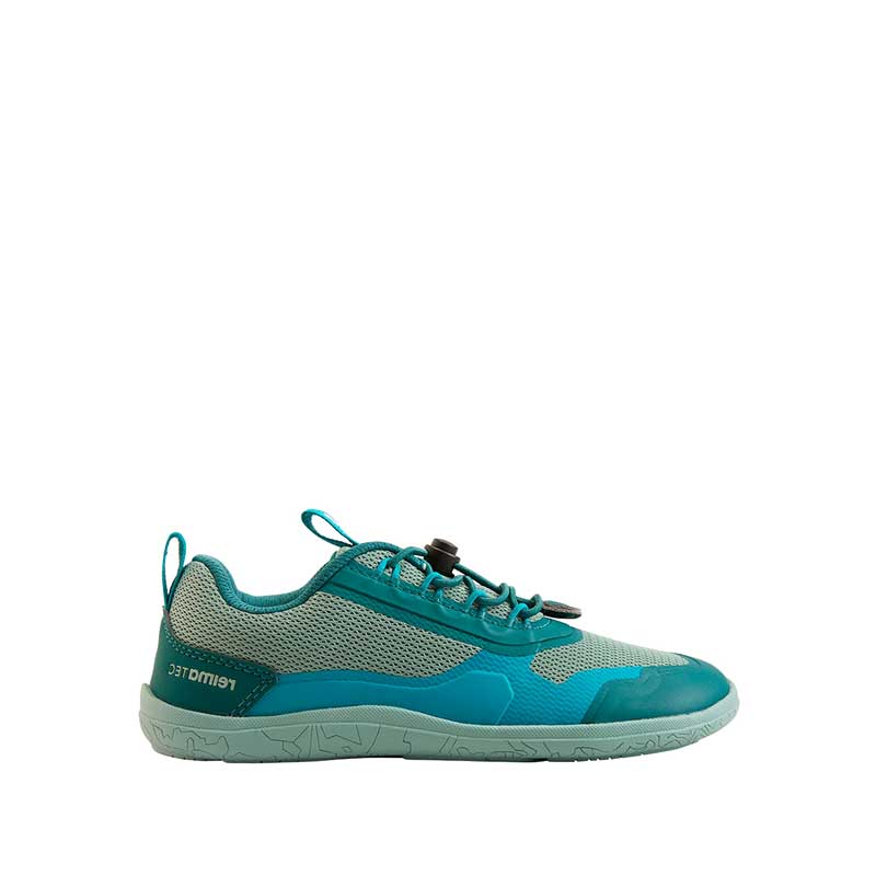 Reima Kids Trainer Tallustelu - Stone Green, outer side view.