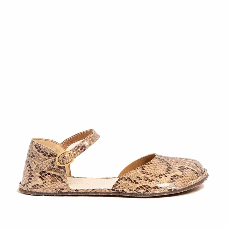 El Naturalista Barefoot Bare Sandal - Snake, outer side view.