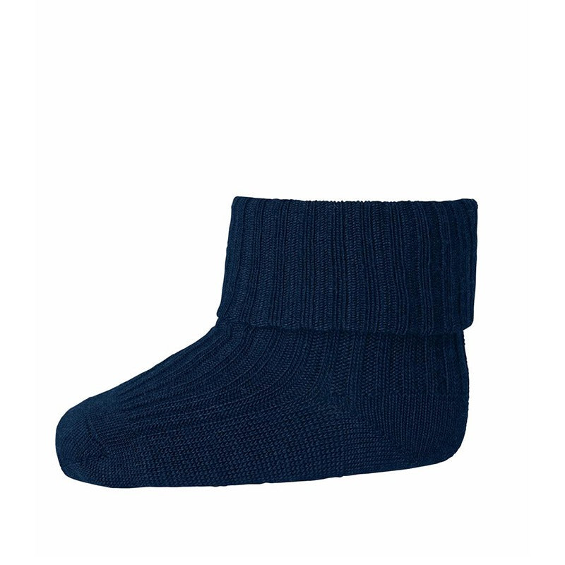 MP Denmark Wool Rib Socks - Navy