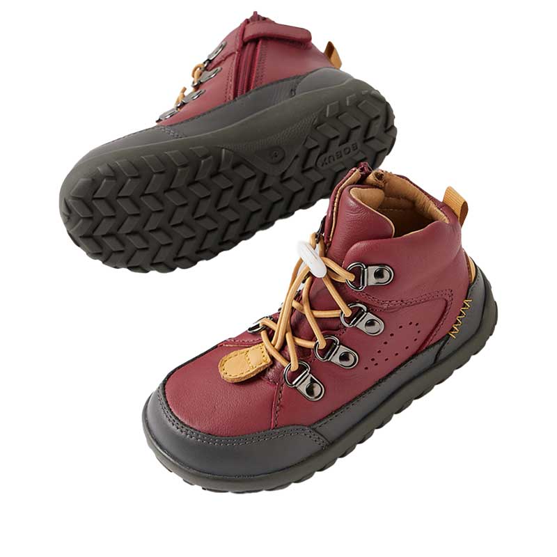 Bobux Alpha Bran Boots - Tibitan Red