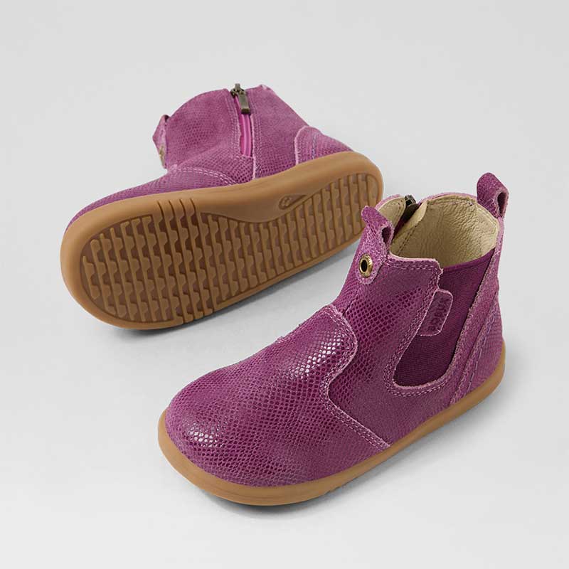 Bobux i-Walk Jodhpur Boots - Magenta Purple
