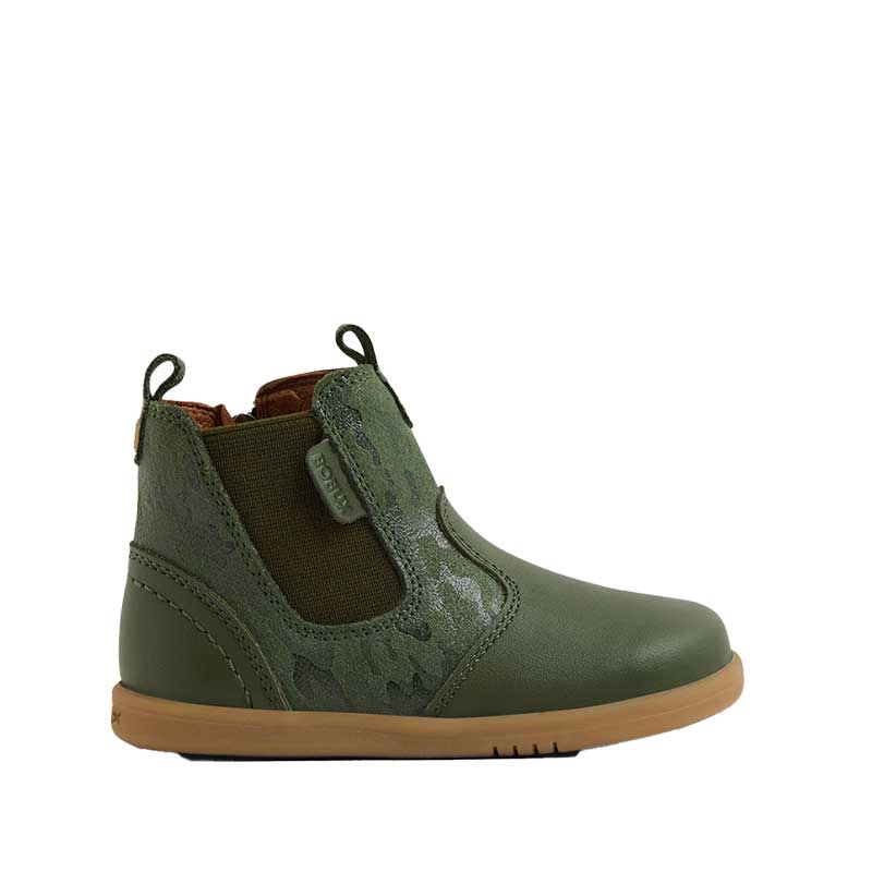 Bobux i-Walk Jodhpur Boots - Camo Army and Bronze Green
