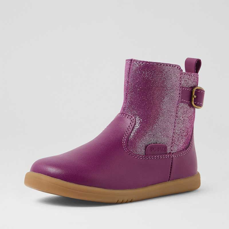 Bobux i-Walk Meave Boots - Magenta Purple