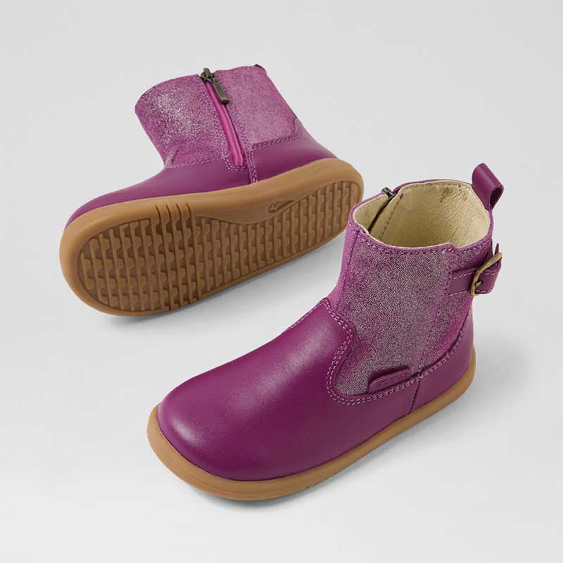 Bobux i-Walk Meave Boots - Magenta Purple