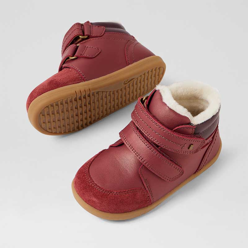 Bobux i-Walk Timber Arctic Boots - Tibitan Red