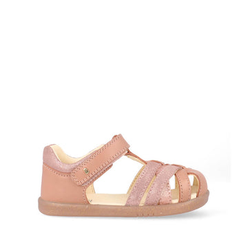 Bobux Cross Jump Sandal - Rose, outer side view