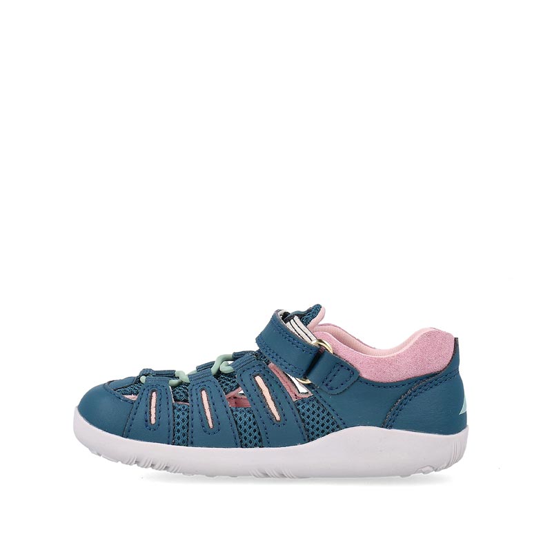 Bobux Summit Sandal Tidal Teal and Pink (1)