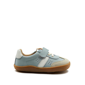 Old Soles Stylin Barewalk Shoe - Dusty Blue, outer side view.
