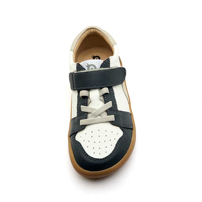 Old Soles Popcorn Barewalk Shoe - Navy, top view.