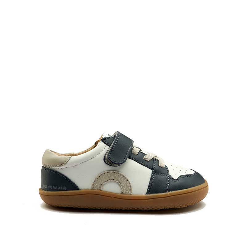 Old Soles Popcorn Barewalk Shoe - Navy, outer side view.