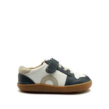 Old Soles Popcorn Barewalk Shoe - Navy, outer side view.