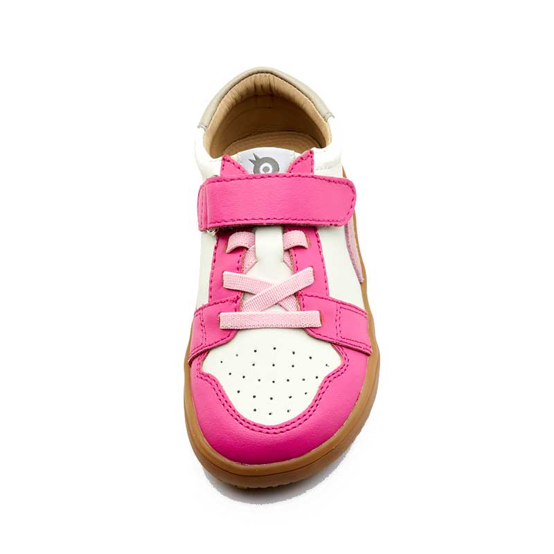 Old Soles Popcorn Barewalk Shoe - Rosy, top view.