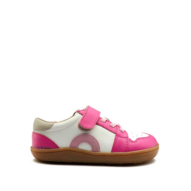 Old Soles Popcorn Barewalk Shoe - Rosy, outer side view.