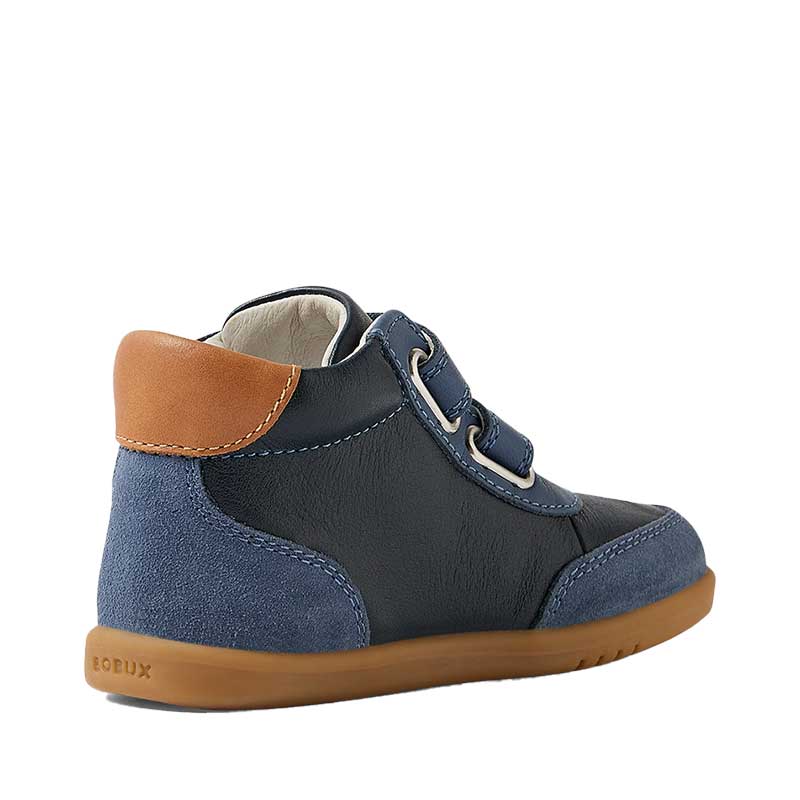 Bobux  i-Walk Champ High Boots - Navy and Vintage Indigo