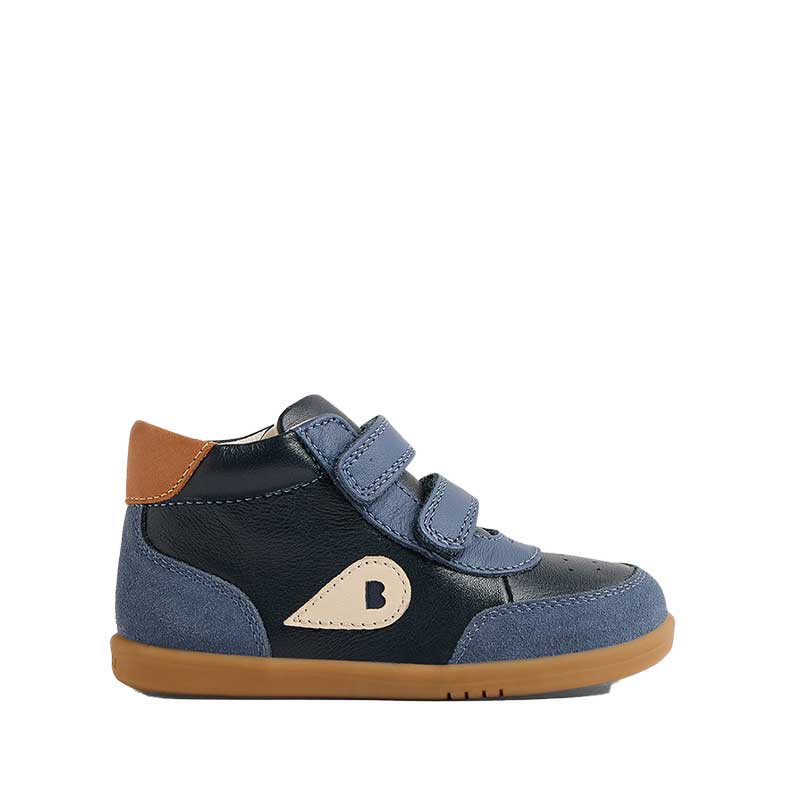 Bobux  i-Walk Champ High Boots - Navy and Vintage Indigo