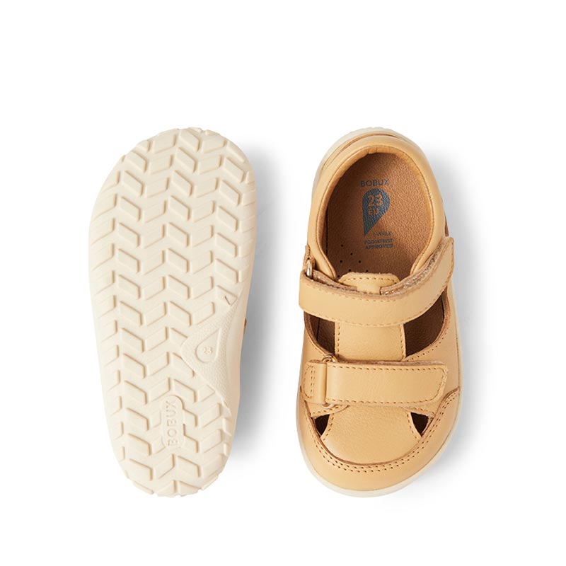 Bobux Alpha Troop Sandals - Oak Buff