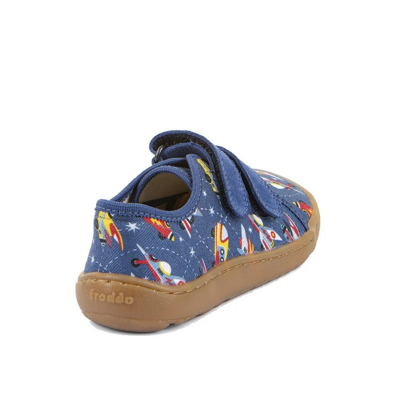 Froddo Barefoot Canvas Shoes - Blue Electric