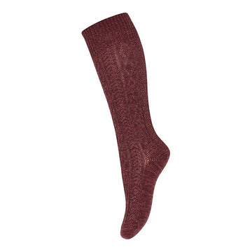 MP Denmark Kids Wally Knee Sock - Hot Chocolate.