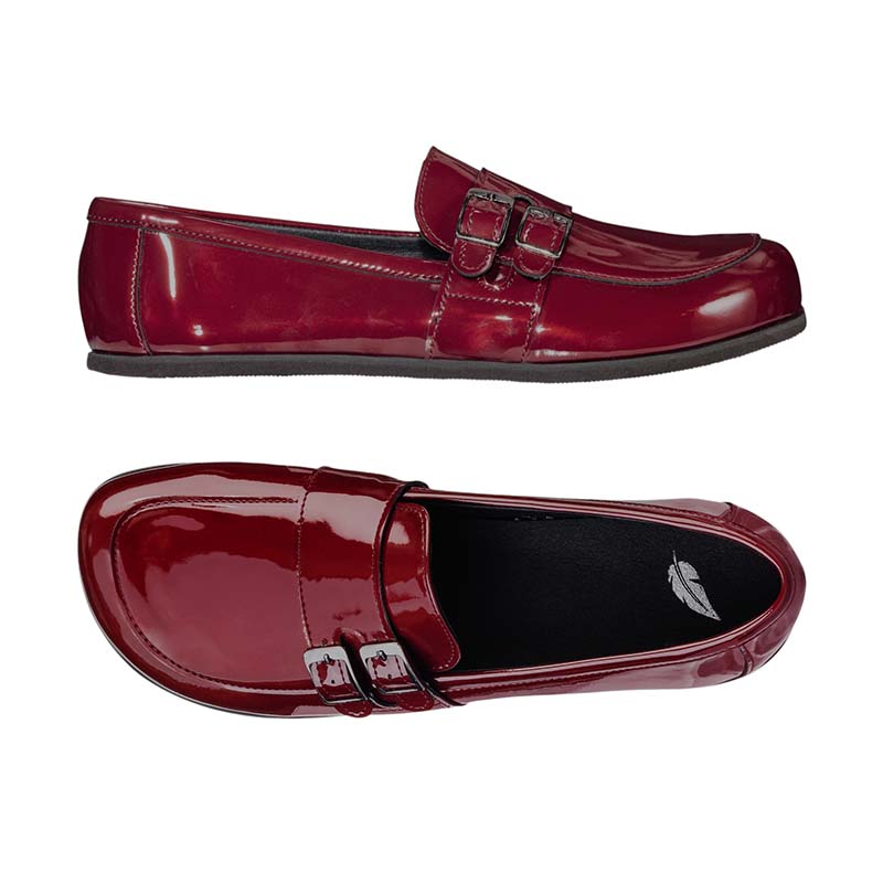 Peerko Women's Flare Loafers - Ruby