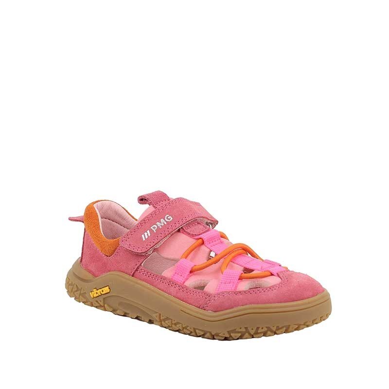 Primigi Kids Barefoot Adventure Sandals - Pink, angled view showing outer side and front.