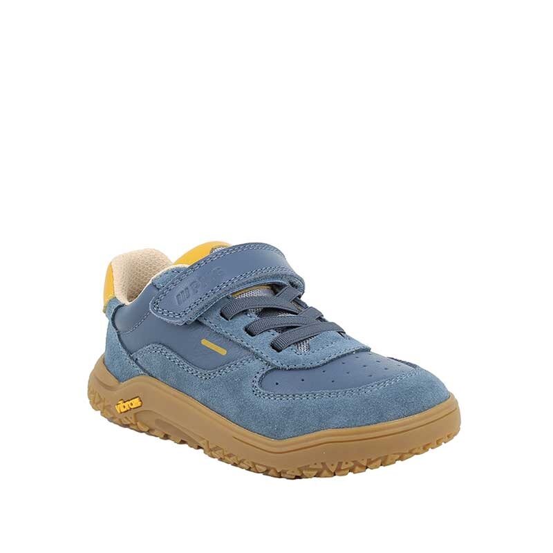 Primigi Kids Barefoot Trainer - Blue, angled view showing outer side and front.