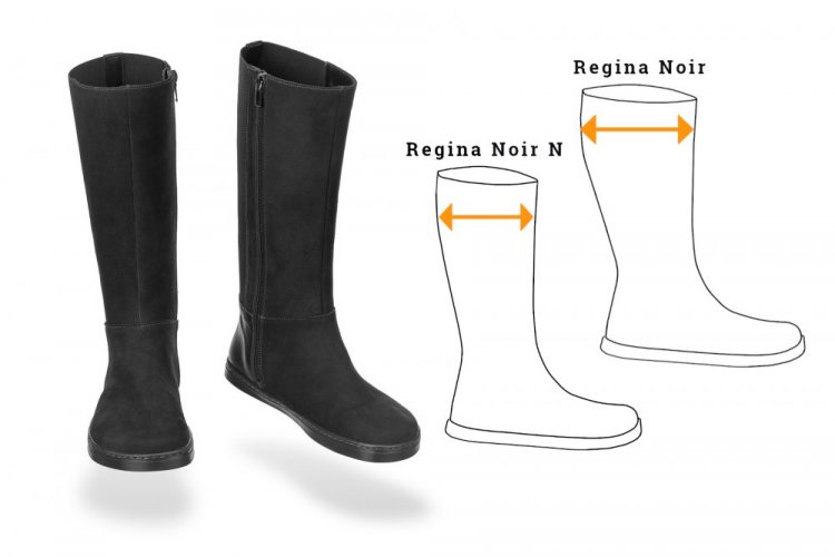 Peerko Women's Boots Regina - Black (Wider Calf)