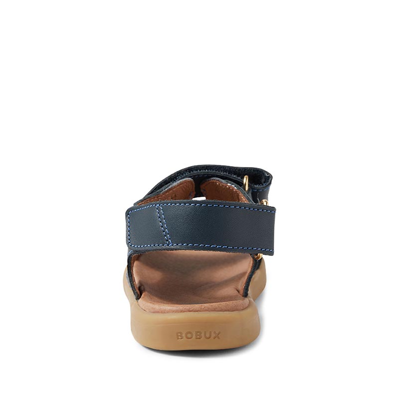Bobux Kid+ Strand Sandal - Navy, rear view