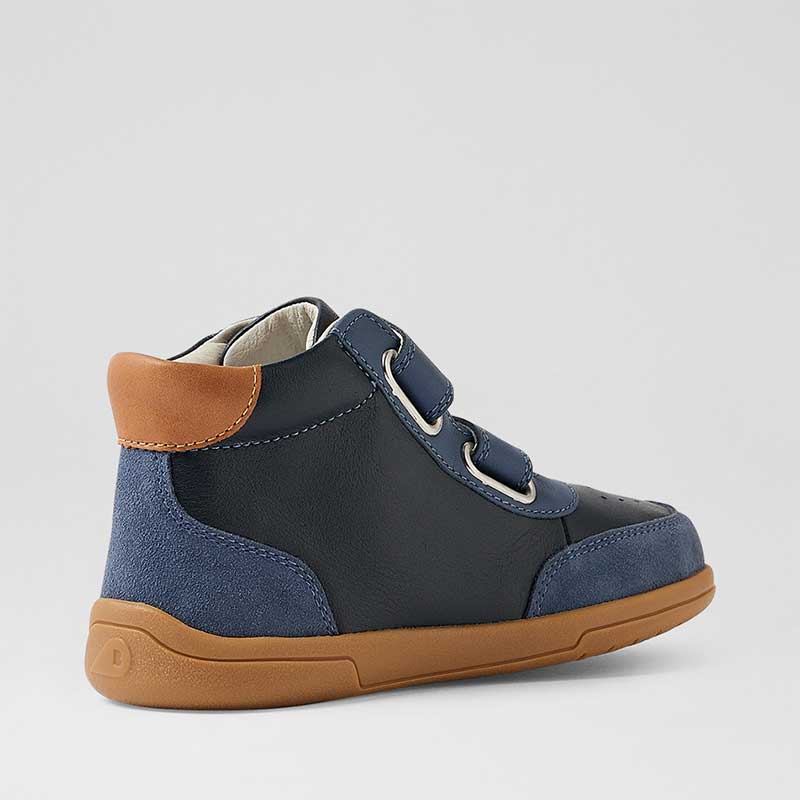 Bobux  Kid+ Champ High Boots - Navy and Vintage Indigo
