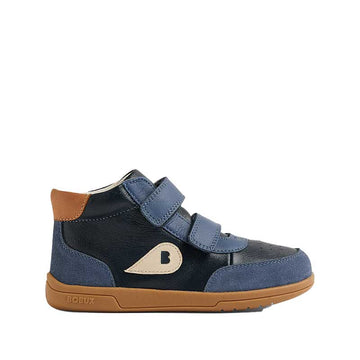 Bobux  Kid+ Champ High Boots - Navy and Vintage Indigo
